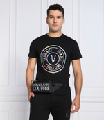 футболка Versace Jeans Couture - черный(73GAHG07CJ00G)