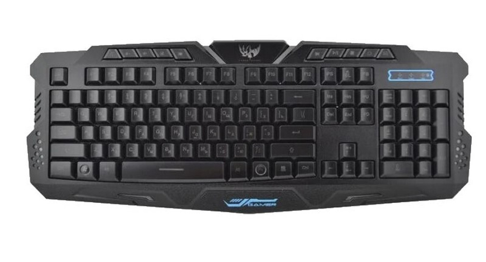 Клавиатура игровая проводная M-200 (черный) с подсветкой