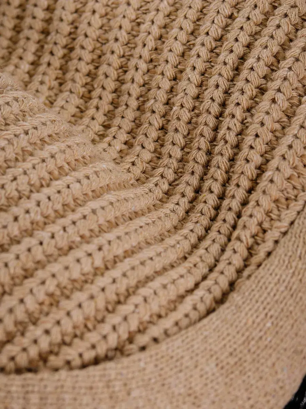 Вязаная вместительная сумка для вещей