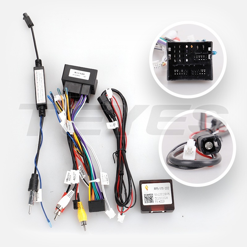 Магнитола для Volkswagen Golf 7 2012-2020 (рамка с крутилками и кнопками) - Teyes SPRO+ на Android 10, ТОП процессор, 4Гб+32Гб, 4G SIM-слот