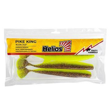Виброхвост Pike King 6.3'/16 см Golden Lime 3шт (HS-37-048) Helios
