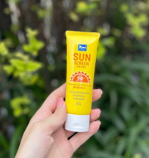 Солнцезащитный крем для лица SPF 50 Sunscreen For Face SPF 50 Yoko