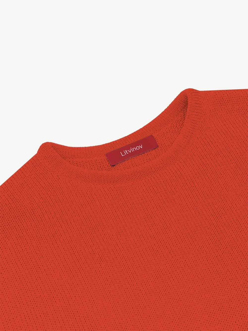 Джемпер оверсайз из хлопка