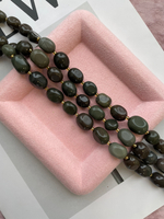 Бусины из яшмы 12х16мм, галтовка