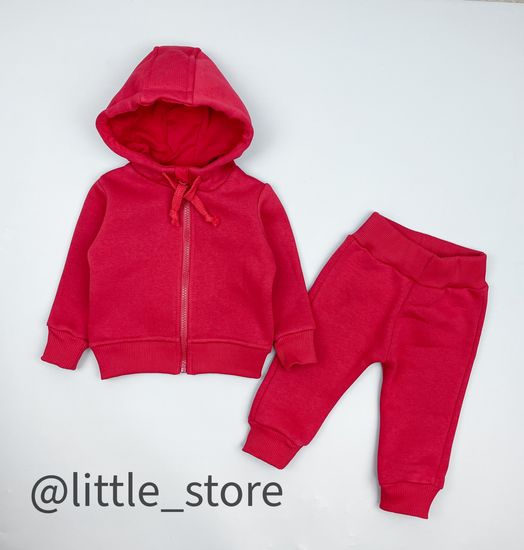 Комплект из футера с начесом "New one" Сангрия