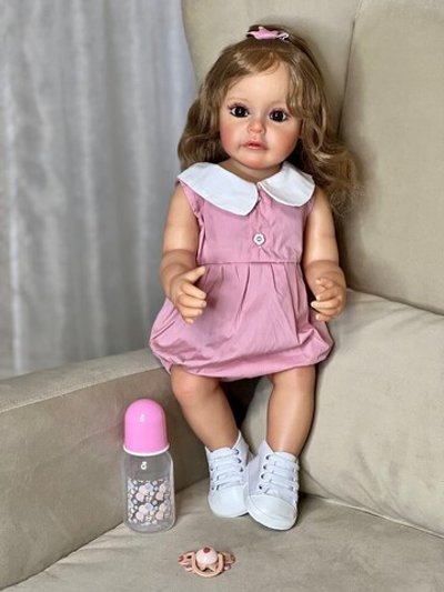 Кукла Реборн виниловая 55см в пакете (FA-170)