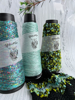 Пряжа Люрекс Lurex Италия с намотом 25г