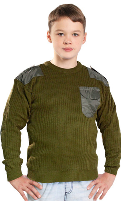 Свитер детский цв. Олива