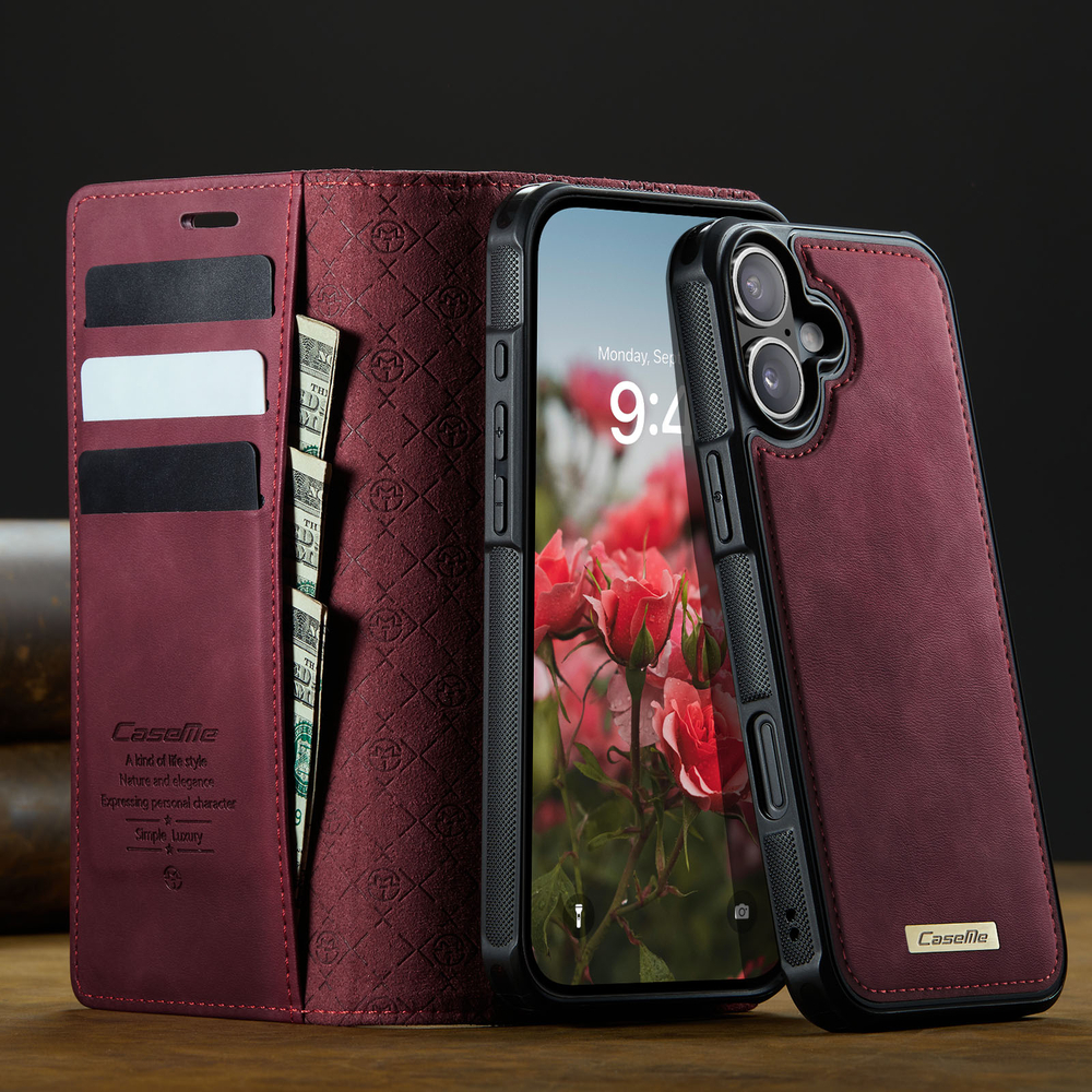 Чехол-кошелек CaseMe 2 in 1 MagSafe iPhone 16