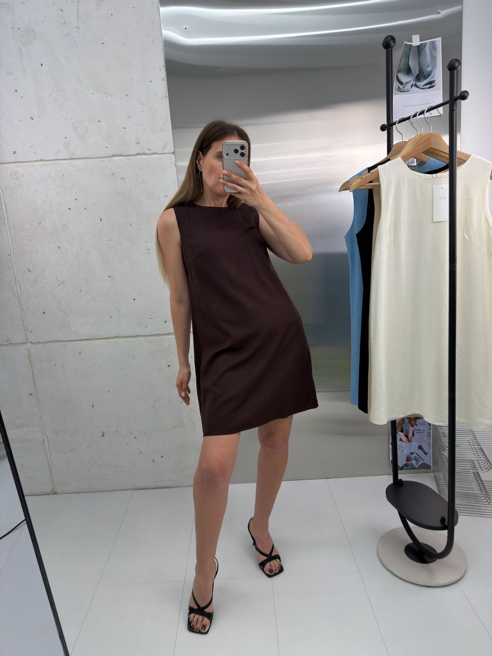 Платье льняное