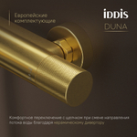Смеситель для ванны термостат IDDIS DUNMG02i74WA "Duna" без душ. аксессуаров, ЗОЛОТО мат.