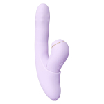 Интерактивный вибратор-кролик 19,6 см со съемным клиторальным пульсатором Svakom Duoglow App-Controlled Silicone Dual Vibrator SL278H
