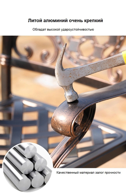 Комплект из литого алюминия стол квадратный АДОНИС «ADONIS» 90х90 + 4 кресла ГУЕРЛАЙН «GUERLAIN»