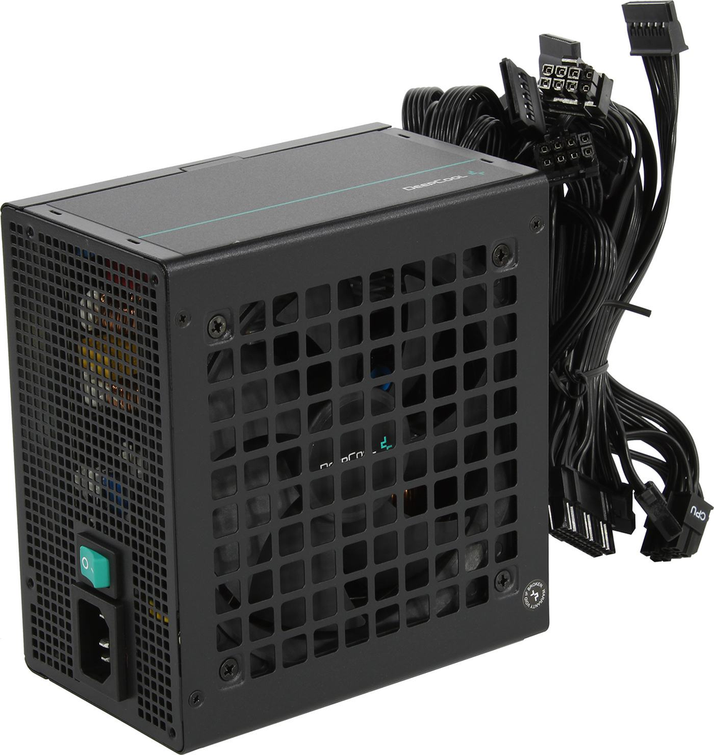 Блок питания Deepcool ATX 600W PF600 V2 80 PLUS WHITE (20+4pin) APFC 120mm fan 6xSATA RTL R-PF600D-HA0B-WDEU