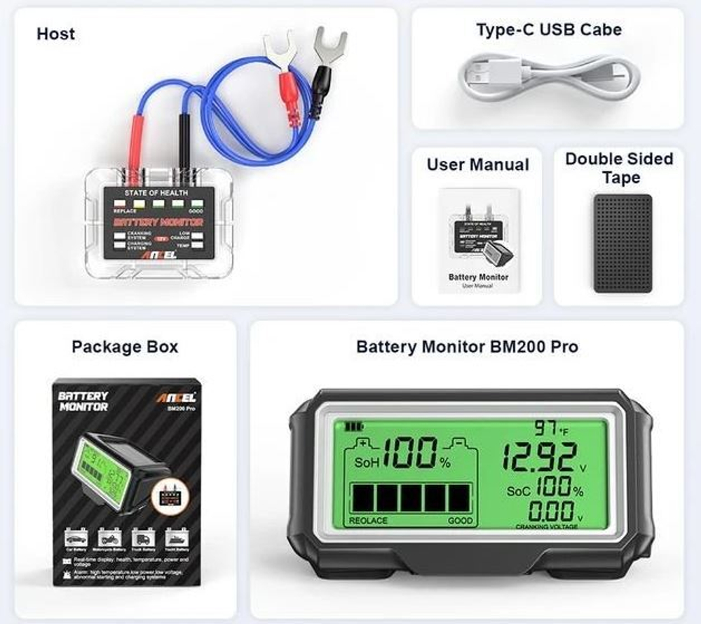 Тестер АNСЕL ВМ200 РRО