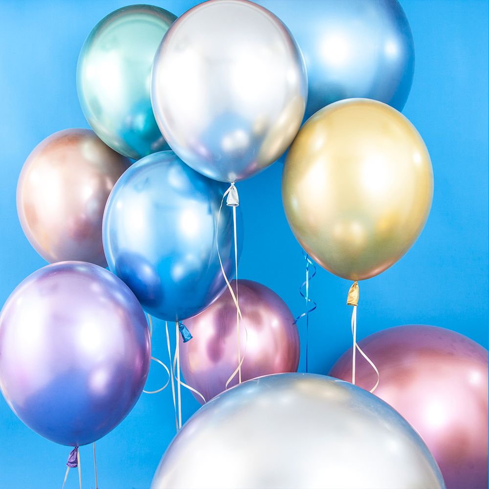 Шар (18"/46 см) Фиолетовый, хром 1 шт.