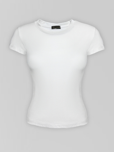 Футболка YIXUAN 7137 базовая однотонная по фигуре