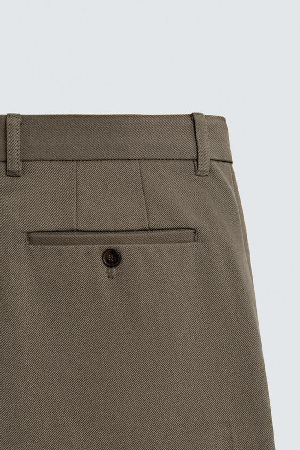 ZARA БРЮКИ STRAIGHT FIT ИЗ РЕЛЬЕФНОЙ ТКАНИ, РЫЖЕВАТО-КОРИЧНЕВЫЙ