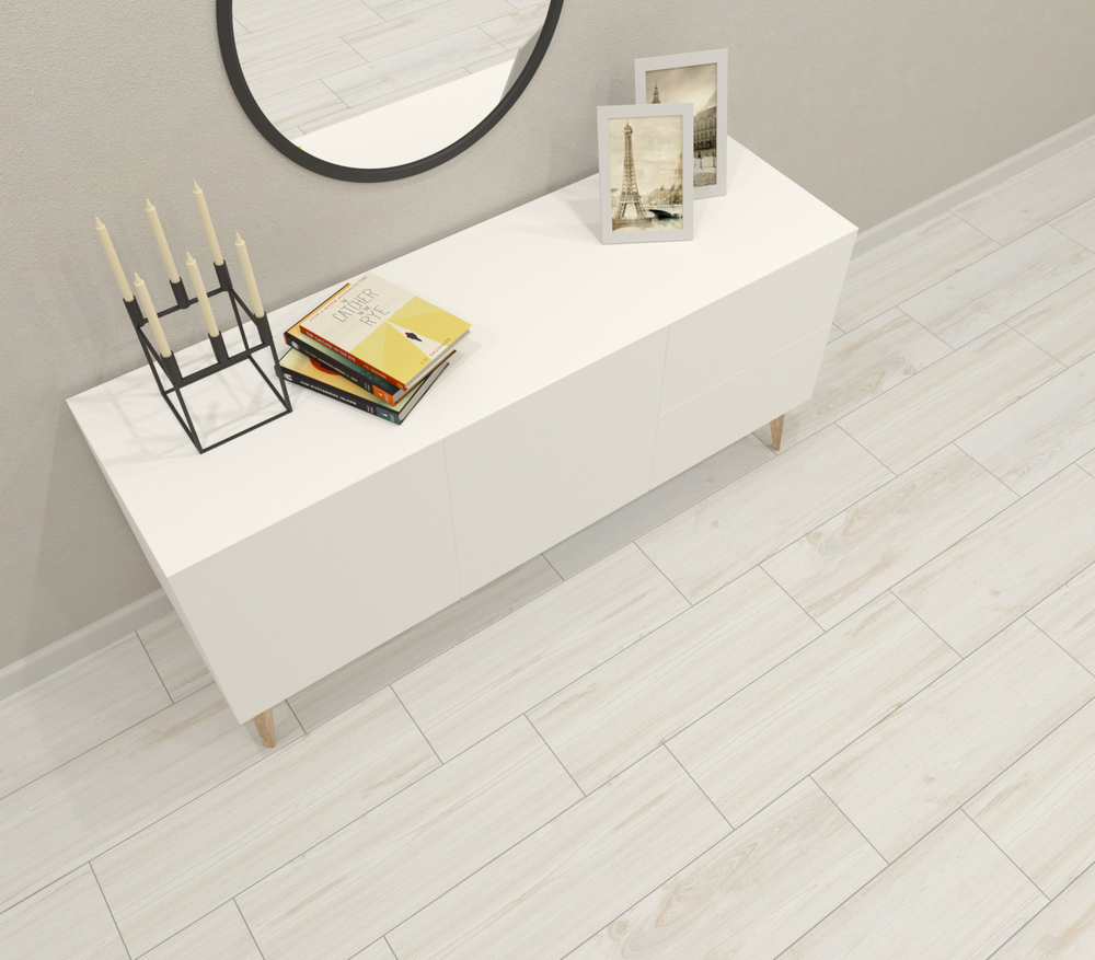 Керамогранит Grasaro Parquet 20x60 см 1.08 м² цвет белый