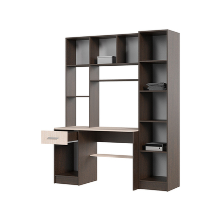 СТОЛ КОМПЬЮТЕРНЫЙ №7 (1,6х2,0х0,6) венге/белфорт