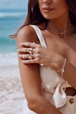 Кольцо «Мозаик» раф прямоугольный с цитрином и ромбом белый циркон