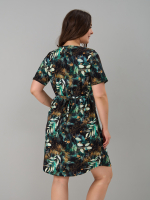 Платье Пв-137/изумрудный-листьяфэнтези