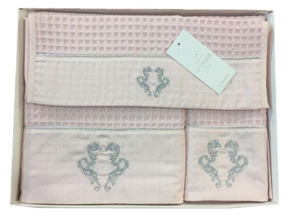 Набор полотенец  BRISE APONE  БРИС АПОНЕ 3пр 40х60 50х100 и 85х150 Maison Dor Турция