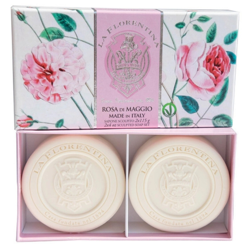 LA FLORENTINA набор мыла Майская Роза 2*115г (05152)