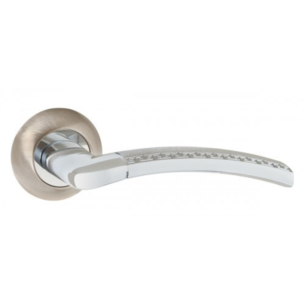 [ТОВАРА НЕТ В НАЛИЧИИ] Ручка Пунто Gefest TL SN/CP-3, цвет никель матовый/хром (гарантия - 6 месяцев)