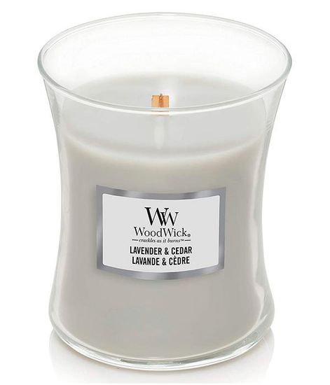 Лаванда и кедр, ароматическая свеча, WoodWick