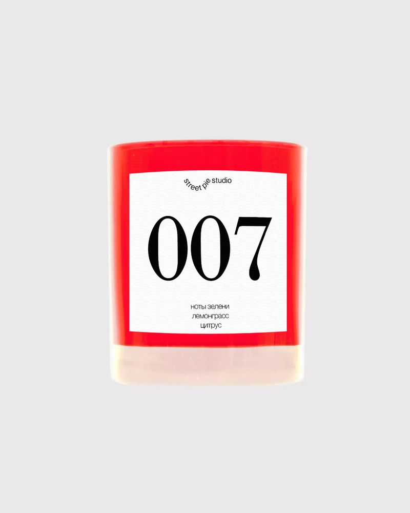 Ароматическая свеча 007