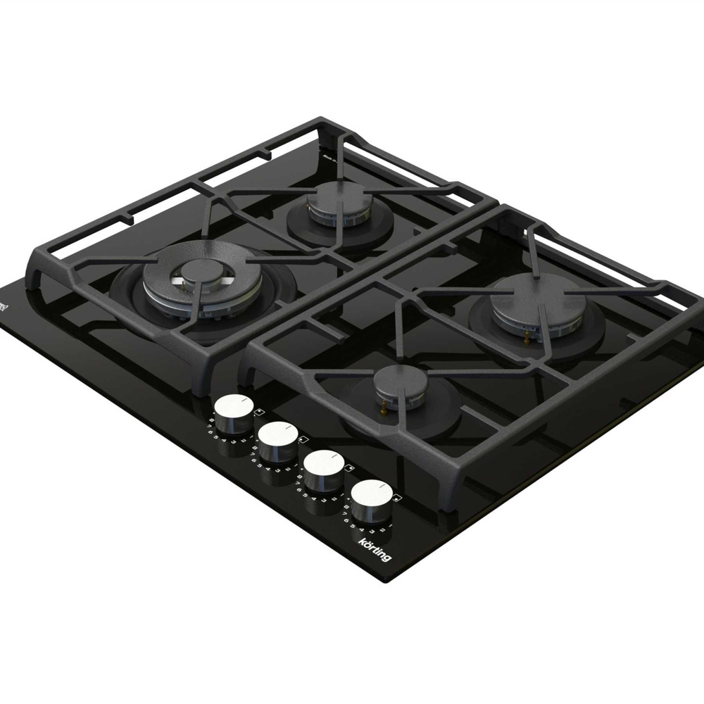 Газовая стеклянная варочная панель Korting HGG 6987 CTN FLC