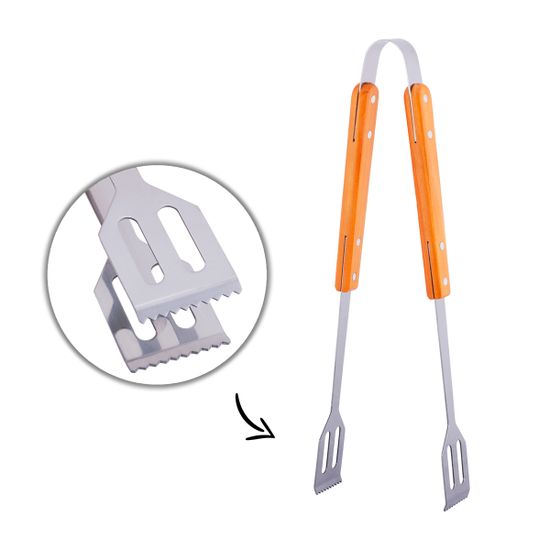 Набор для гриля (лопатка, вилка, щипцы) СКАУТ СК 0735