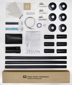 Муфта кабельная концевая наружн. уст. 10кВ 10КНТпН-3х(150-240) с болтов. наконечн. Нева-Транс Комплект 22020122