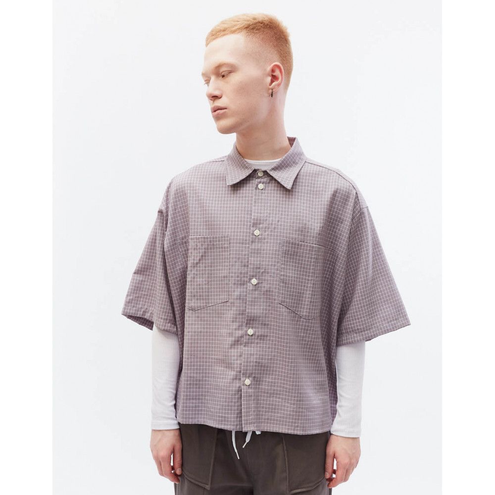 Рубашка БИЧ укороченная серая