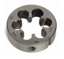 Плашка M9x1.0-?25мм, в пластиковом футляре RockForce##Rock FORCE RF-DIE9x1