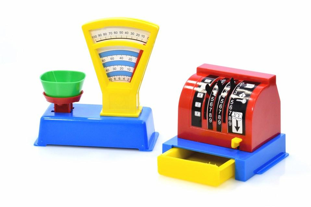 Набор "Магазин" (весы + касса) (Пластмастер)