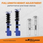 Suspension Coil Struts Tuning Coilovers Kits ApplicationCompatible compatible for Toyota Corolla 9th Gen. (E130) 2003-2008 USA and other markets lowering kit