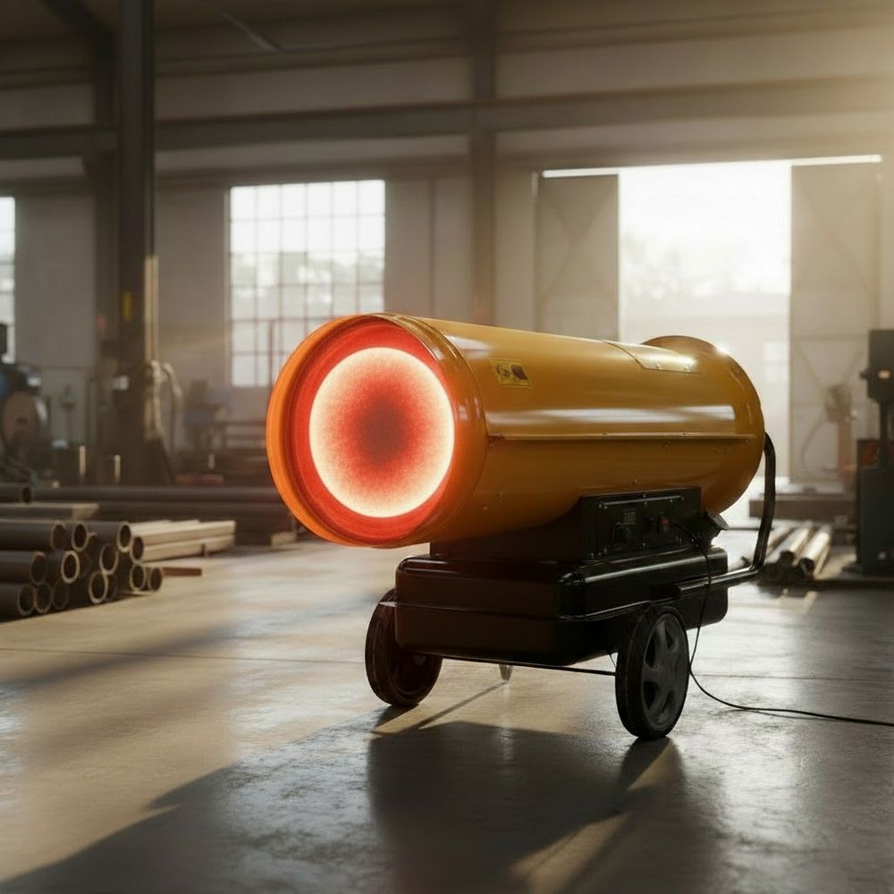 Тепловая пушка дизельная OURMASTER D 360 - прямого нагрева / 100 кВт / промышленная