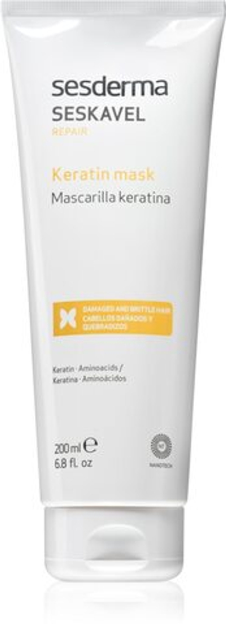 Sesderma Seskavel Repair - кератиновая маска для поврежденных волос /   200  ml  / GTIN 8429979435309