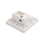 DK3050-WH Светильник встраиваемый в стену, IP 20, LED 3000, 1 Вт, белый, пластик