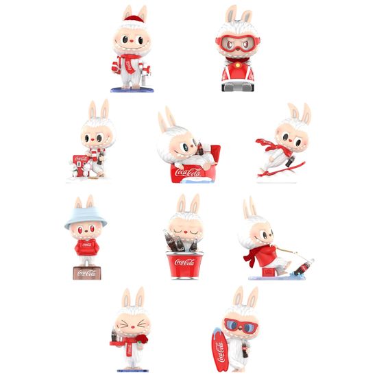 Фигурка Pop Mart Labubu Лабубу COCACOLA PVC (The Monsters) 1 шт 02627