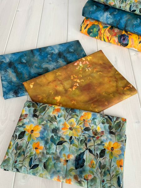 БАБОЧКИ НА РАЗМЫТОМ ФОНЕ, 100% ХЛОПОК 3