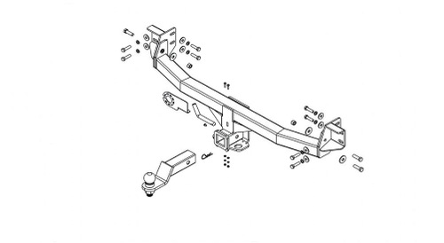 Фаркоп с элект. Smart, на Kia Mohave FA 0190-E (с 2017 г.в.) (паспорт и сертификат в комплекте) Бизон