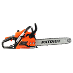 Пила цепная бензиновая PATRIOT PT 3816, 2.0л.с., 16", Easy Start