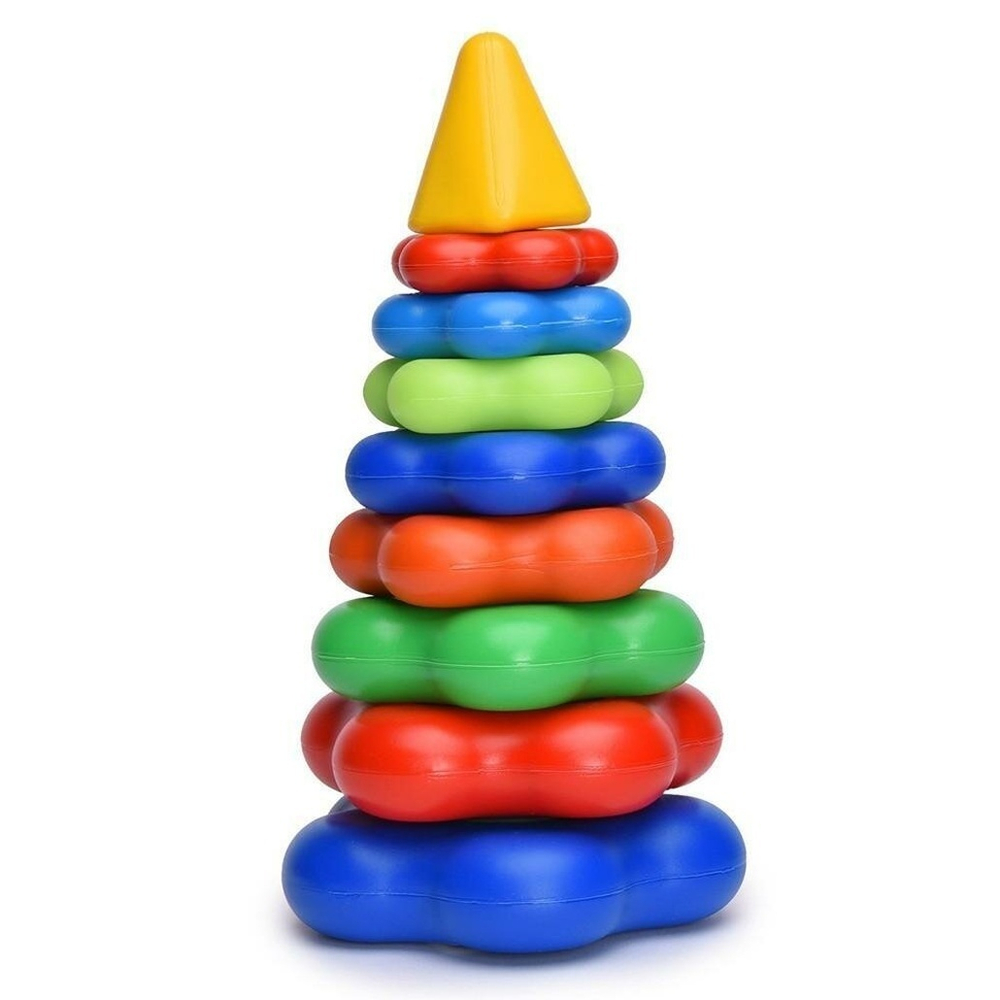 Пирамидка фигурная 8 колец 26см. (Каролина)