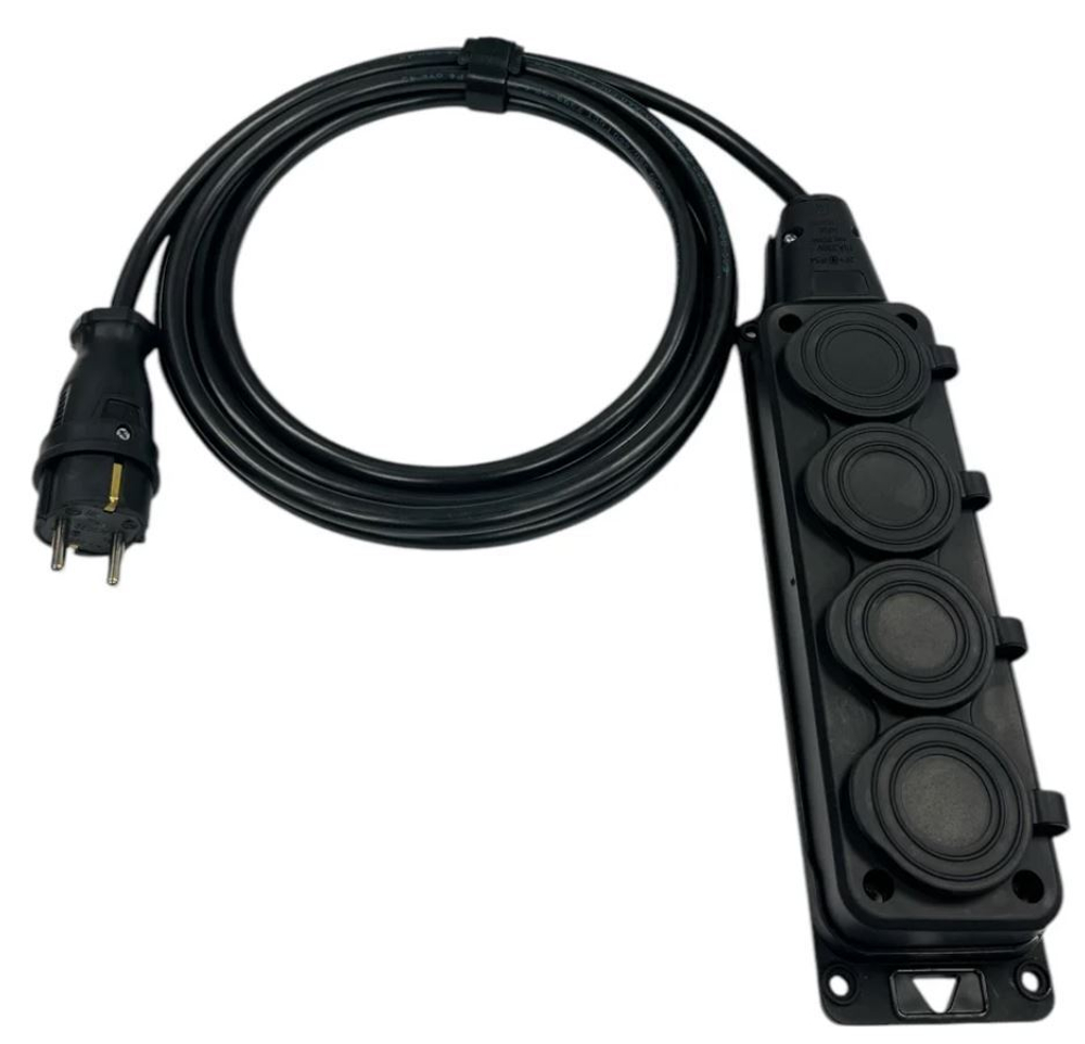 Удлинитель силовой iTOK i-CONNECT-COLOR-SU-KG-215-4-54-40-BLACK