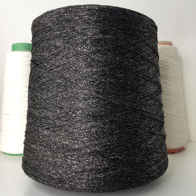 UTOPIA - Pinori Filati; вискоза, люрекс; 650м/100гр; col.4576, цвет: шнурок из чёрной нити с перламутровым люрексом