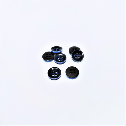 Пуговицы №547, 11мм, цв.синий (CN 2738)