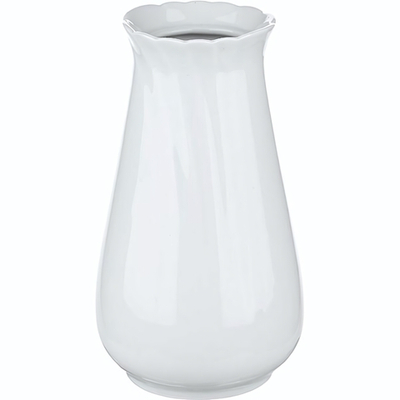 Ваза для цветов «Голубка»;фарфор;,H=14,5см;белый (Цвет: белый)